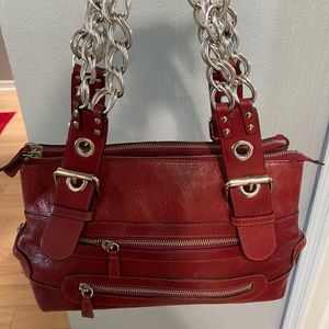 Rare. Vintage heavy metal style great leather bag. Rarely used.  Show stopper.